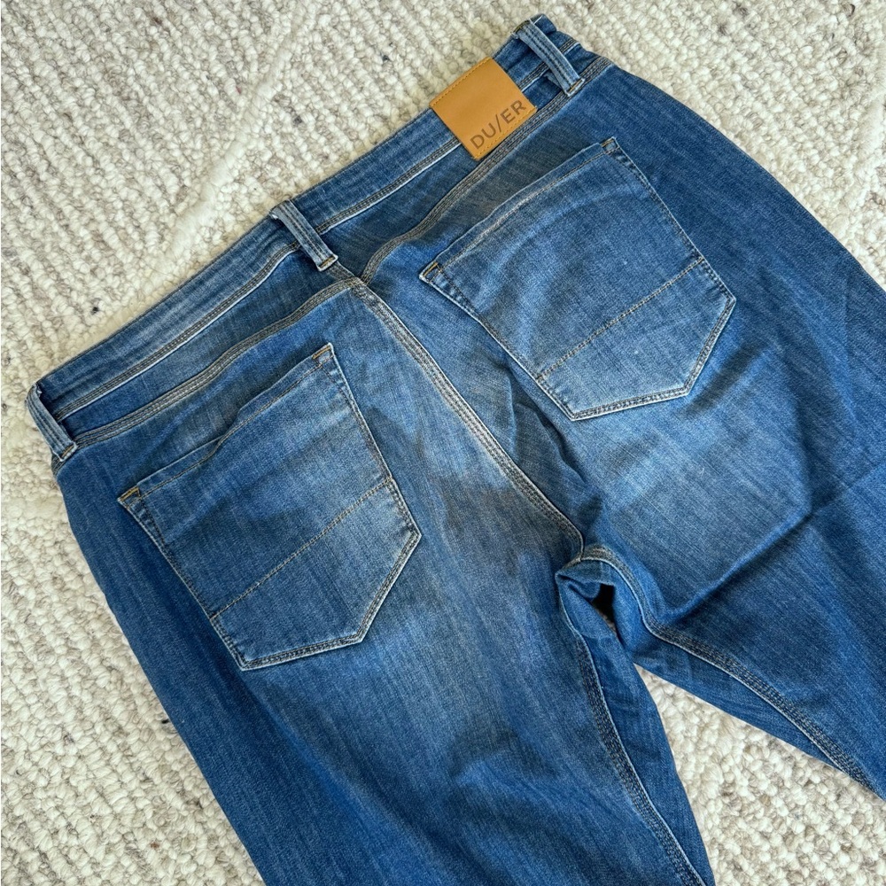 DU/ER men’s L2x relaxed taper jeans size 38 x 30 - Picture 5 of 6